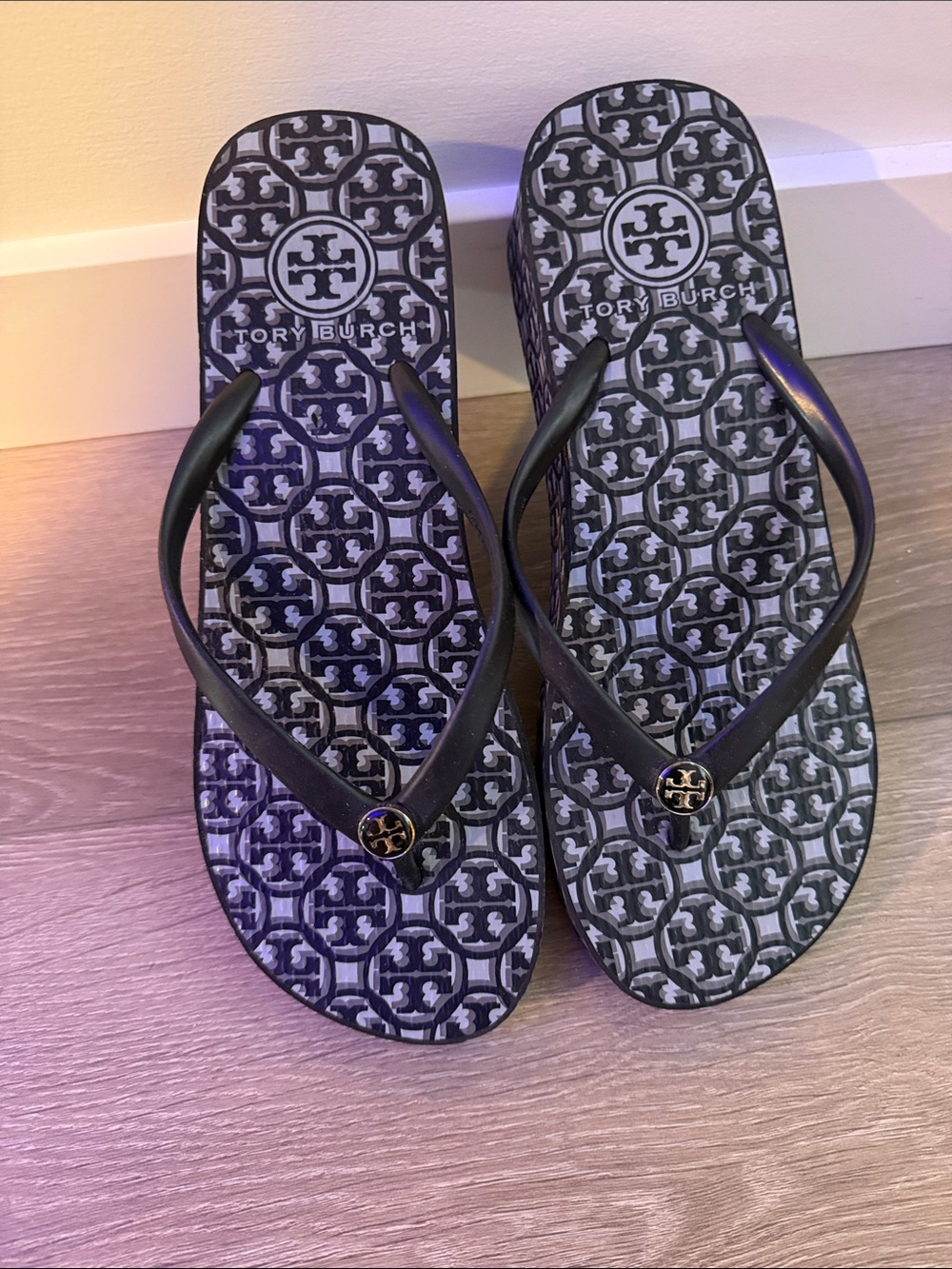 Tory Burch Wedge Flip Flops